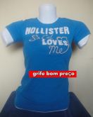 Camiseta Hollister feminino